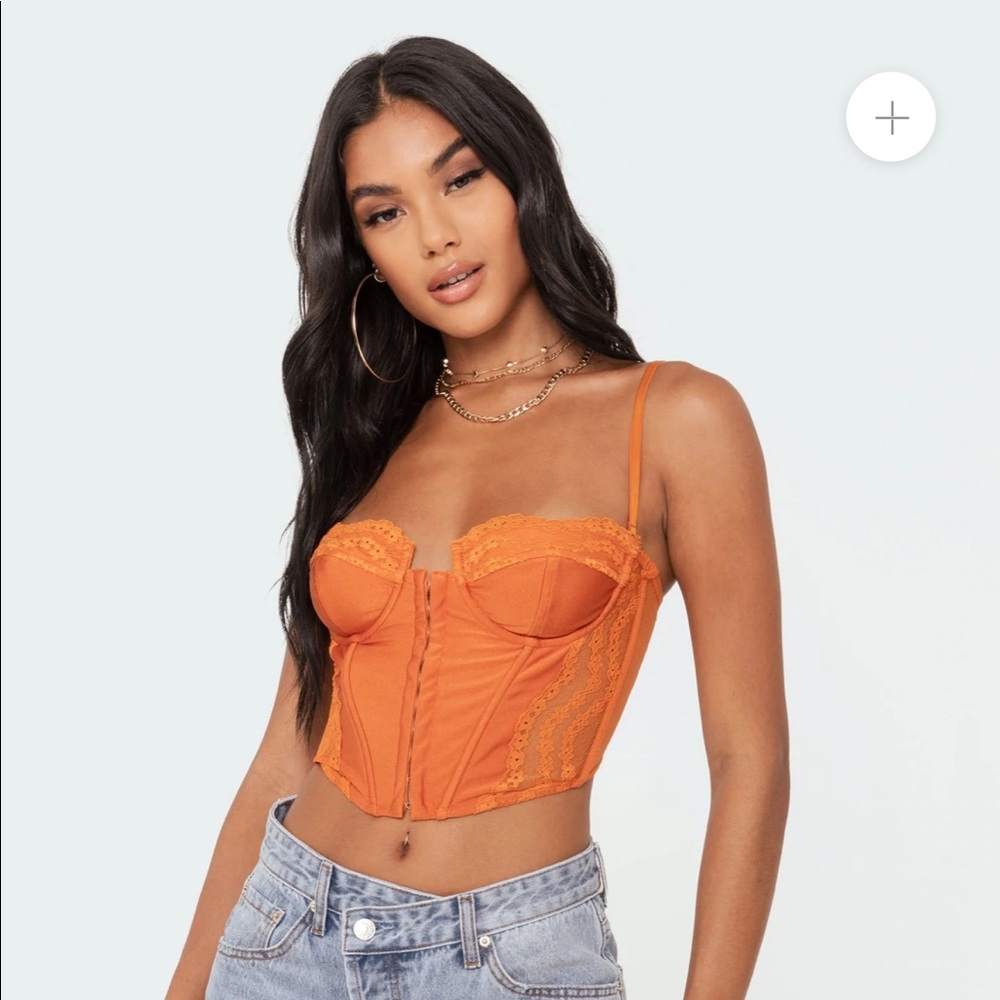 EDIKTED Payton Lace Corset top